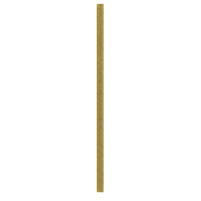 Cannuccia in carta kraft (PAP22) - Ø 0,6 cm - H 14,5 cm - 500 pezzi
