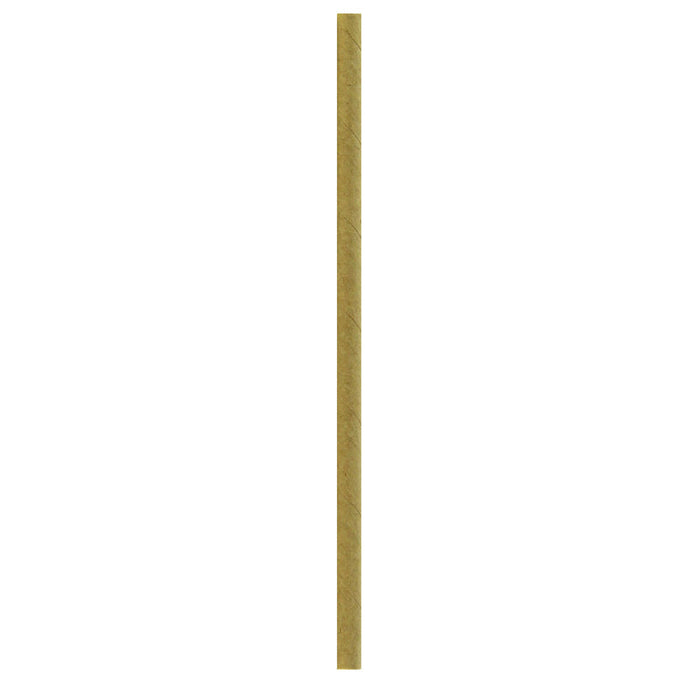 Pajita de cóctel de papel kraft A145mm - 500Uds