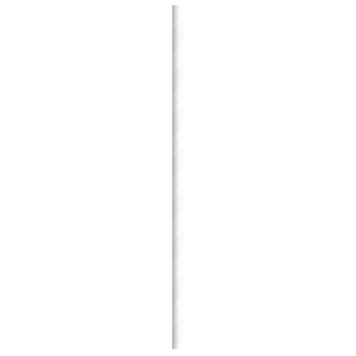 Canuccia in carta bianca (PAP22) - Ø 0,6 cm - H 14,5 cm - 500 pezzi