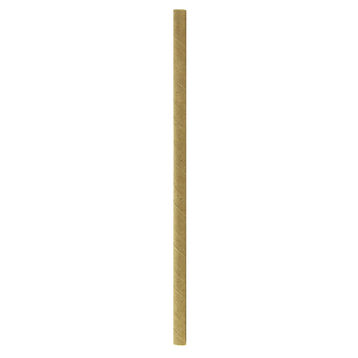 Cannuccia in carta kraft (PAP22) - Ø 0,6 cm - H 19,7 cm - 500 pezzi