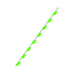 Cannuccia in carta verde lime e bianca, imbustata singolarmente  H197mm