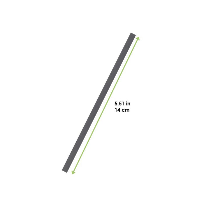 Cannuccia nera in PLA per cocktail  H140mm