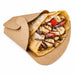 Tasca per crepes triangolare in cartone kraft 145x65mm H185mm