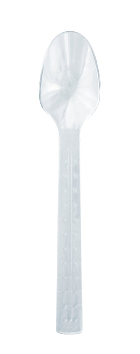 Cucchiaio plastica trasparente Lux - 15,5 cm - 100 pezzi