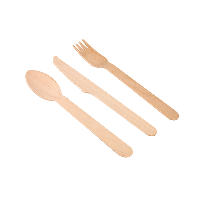Cucchiaio in legno - H 14 cm - 100 pezzi