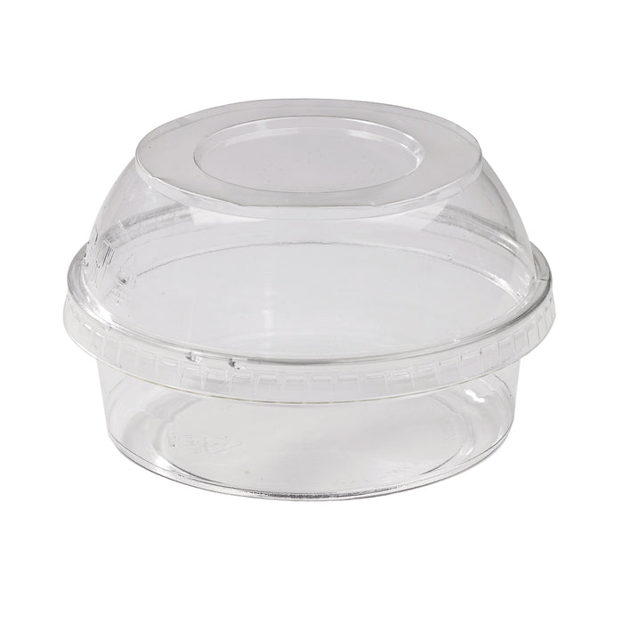 Contenitore in PET trasparente - 250 ml - Ø 11,7 cm - H 4,3 cm - 50 pezzi