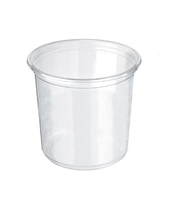 Contenitore "Deli" tondo in PET trasparente  H139mm 1000ml