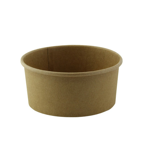 Contenitore "Deli" tondo in cartone kraft  H52mm 370ml