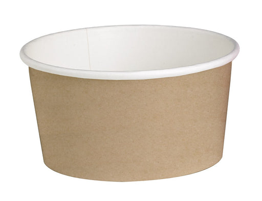 Contenitore "Deli" tondo in cartone kraft  H87mm 600ml