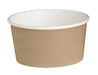 Contenitore "Deli" tondo in cartone kraft  H87mm 600ml