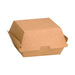 Scatola per hamburger in cartone kraft 110x100mm H80mm