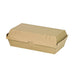 Scatola per hamburger in cartone kraft rinforzato 245x135mm H75mm