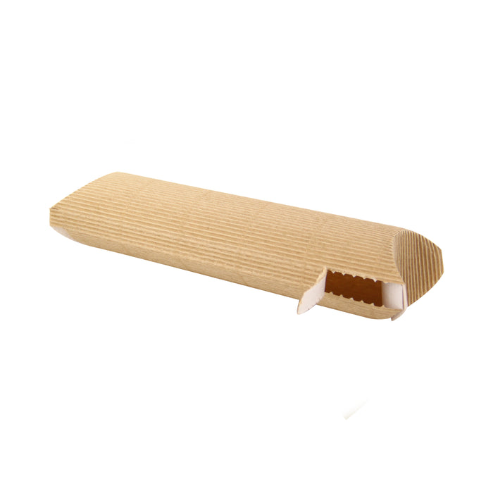 Custodia rettangolare per panino caldo in cartone rinforzato con finestra - 24 cm x 10 cm x 5,8 cm - 450 pezzi