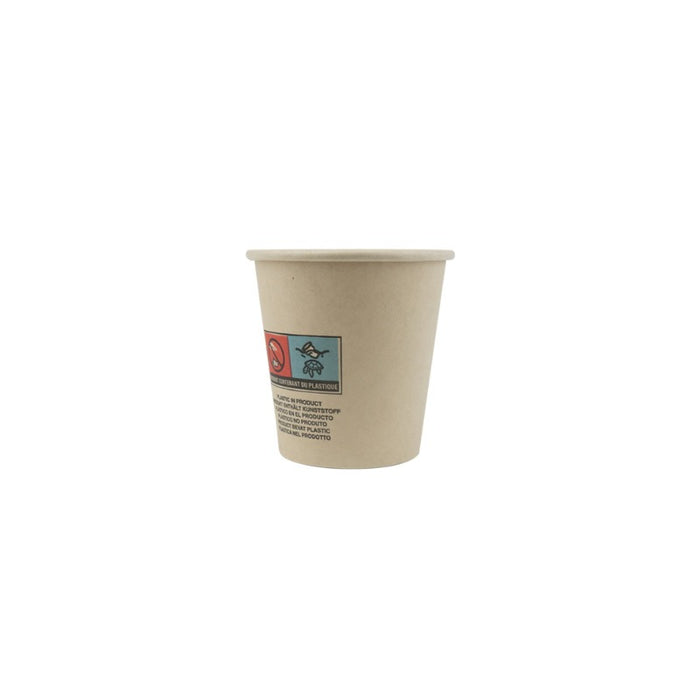 Bicchiere cartone e fibra di bambù (PAP20)  H60mm 90ml