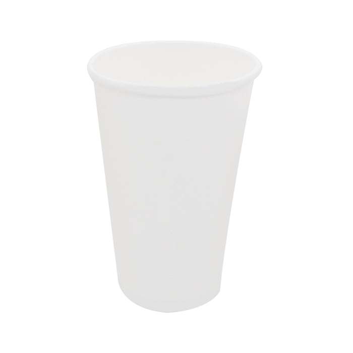 Bicchiere cartone bianco (PAP20) - 350 ml - Ø 8 cm - H 11,6 cm - 50 pezzi