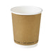 Bicchiere cartone kraft stampato doppia parete plastic-free (PAP20)  H92mm 230ml