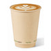 Bicchiere cartone fibra di bambù doppia parete plastic-free (PAP20)  H110mm 350ml