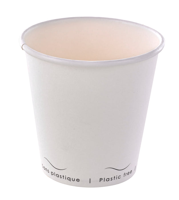 Bicchiere cartone bianco Eden plastic-free (PAP20) - 300 ml - Ø 9 cm - H 8,6 cm - 50 pezzi