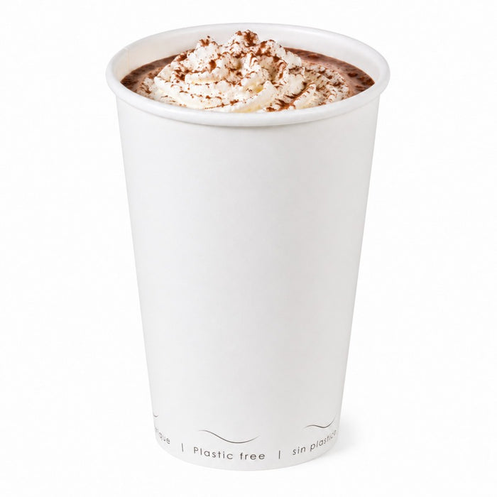 Bicchiere cartone bianco Eden plastic-free (PAP20)  H161mm 590ml