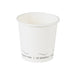 Vaso de cartón blanco Eden sin plástico, Base agua 120ml A62mm - 50Uds