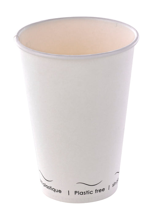 Bicchiere cartone bianco Eden plastic-free (PAP20) - 200 ml - Ø 7 cm - H 9,1 cm - 50 pezzi