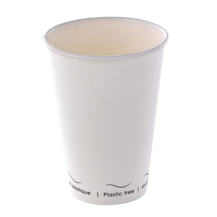 Bicchiere cartone bianco Eden plastic-free (PAP20)  H91mm 200ml