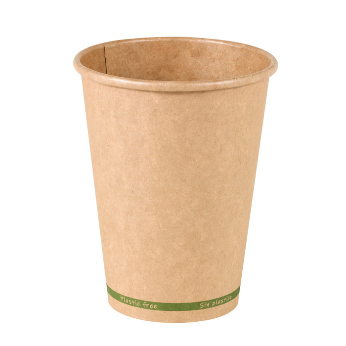 Bicchiere cartone kraft ZEN plastic-free (PAP20) - 350 ml - Ø 9 cm - H 11 cm - 50 pezzi
