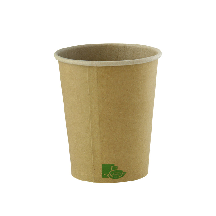 Bicchiere cartone leggero kraft ZEN (PAP20) - 290 ml - Ø 9 cm - H 8,6 cm - 50 pezzi