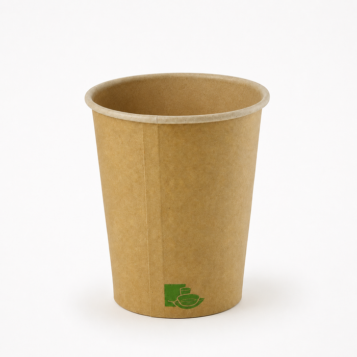 Bicchiere cartone leggero kraft ZEN (PAP20) - 90 ml - Ø 6,2 cm - H 6 cm - 50 pezzi