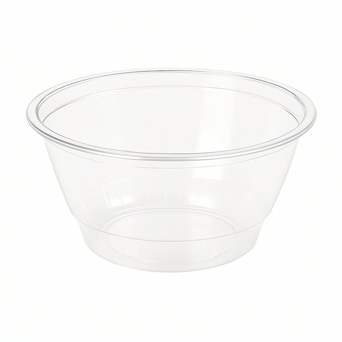 Bicchiere in PET trasparente - 150 ml - Ø 9,2 cm - H 4,2 cm - 50 pezzi