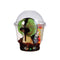 Coperchio in PET trasparente a cupola con foro - Ø 9,8 cm - H 4,5 cm - 100 pezzi