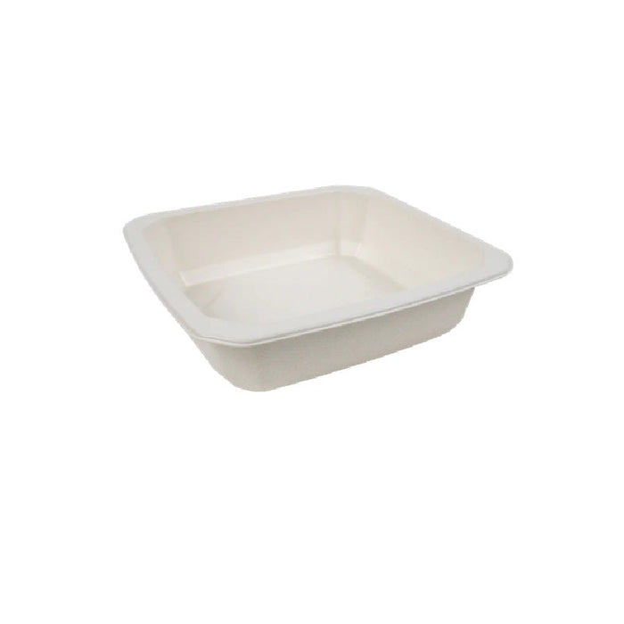 Vaschetta sigillabile in polpa di canna da zucchero 1/8 176x162mm H45mm 850ml