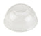 Coperchio in PLA trasparente a cupola con foro - Ø 9,6 cm - H 5 cm - 50 pezzi
