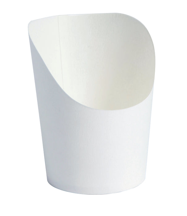 Bicchiere da snack in cartone bianco - Ø 5 cm - H 7,9 cm - 50 pezzi