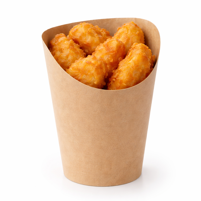 Bicchiere da snack in cartone kraft - 325 ml - Ø 8,5 cm - H 13,3 cm - 50 pezzi