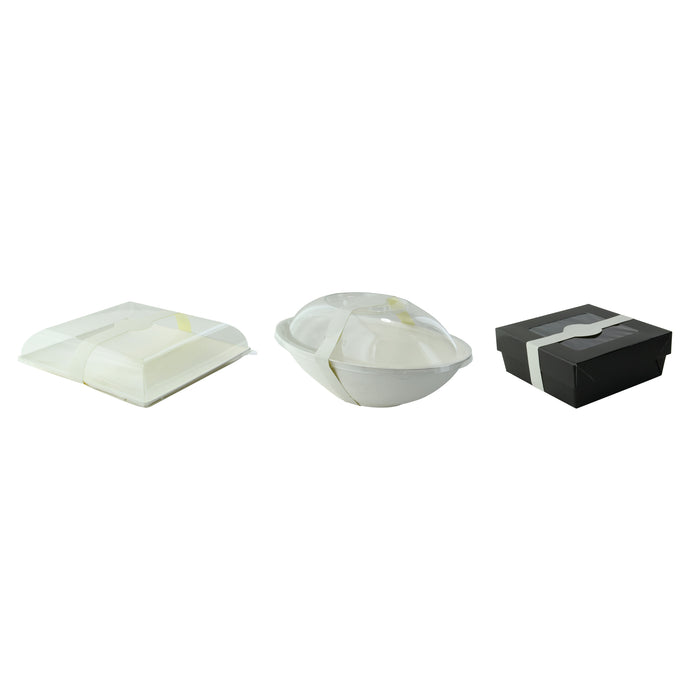 Fascetta autoadesiva bianca - 30 cm x 2 cm - 500 pezzi