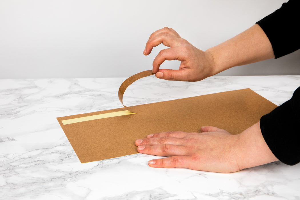 Fascetta autoadesiva kraft - 30 cm x 2,2 cm - 500 pezzi
