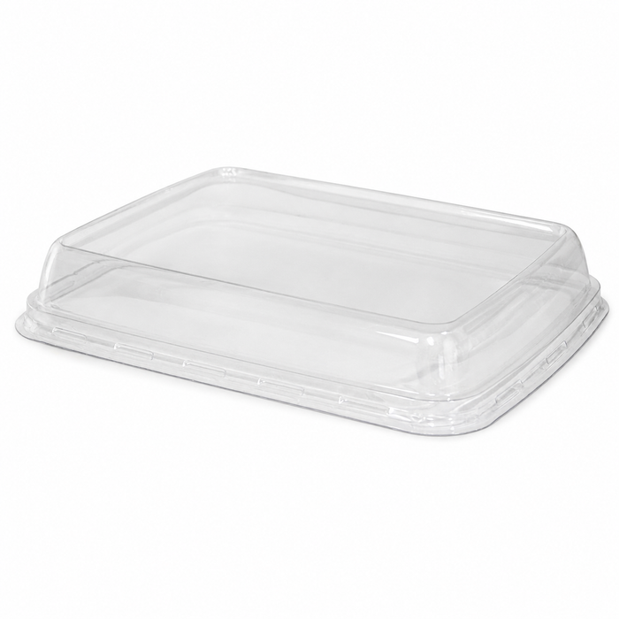 Coperchio in PET trasparente (PET1) - 17 cm x 22,5 cm x 2,7 cm - 50 pezzi