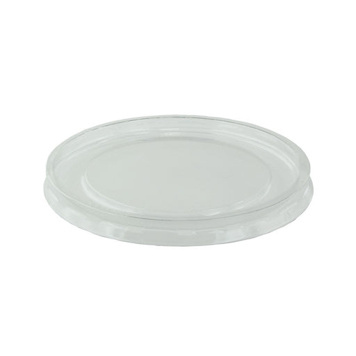 Coperchio in plastica trasparente con foro a X per DELI (PET1)
