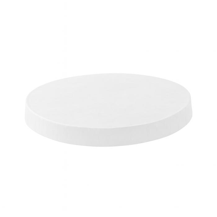 Coperchio in cartone bianco plastic-free (PAP1)  H10mm