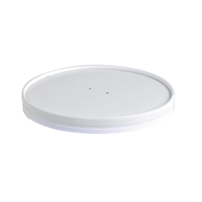 Coperchio in cartone bianco plastic-free (PAP1) - Ø 6,2 cm - H 1 cm - 50 pezzi