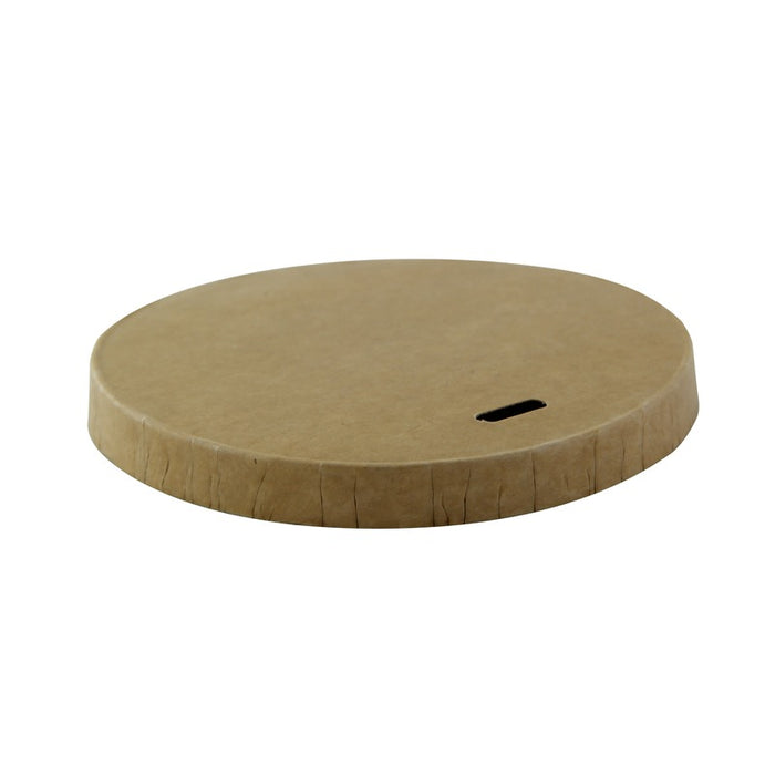 Coperchio in cartone bianco plastic-free (PAP1)  H12mm