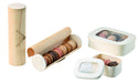 Scatola in legno cilindrica per 7 macarons  H230mm