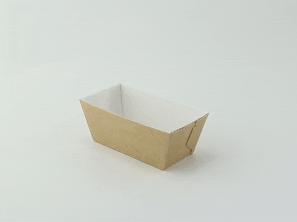 Stampo da forno in carta kraft 103x55mm H40mm