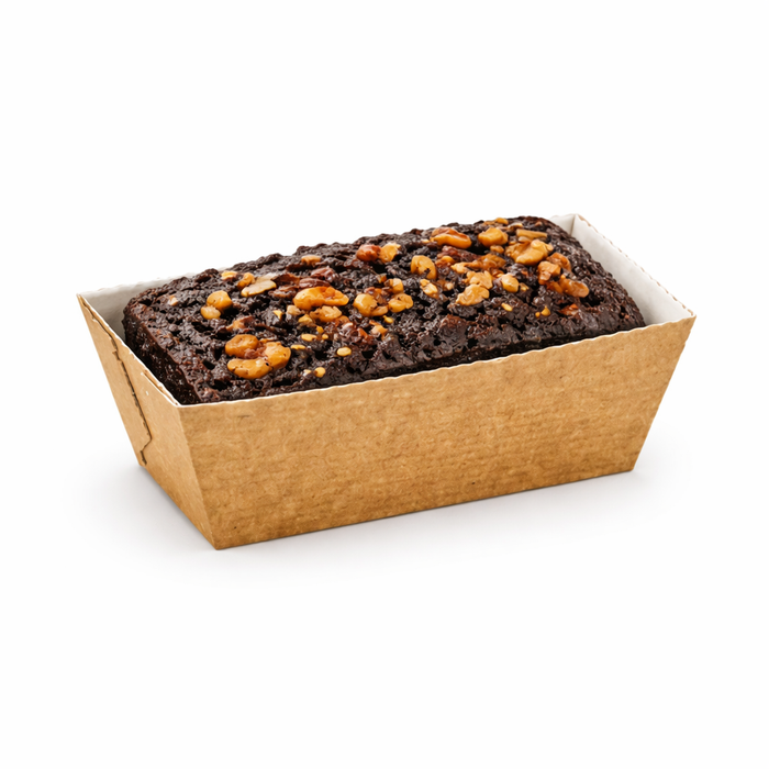 Stampo da forno in carta kraft - 160 ml - 10,3 cm x 5,5 cm x 4 cm - 650 pezzi