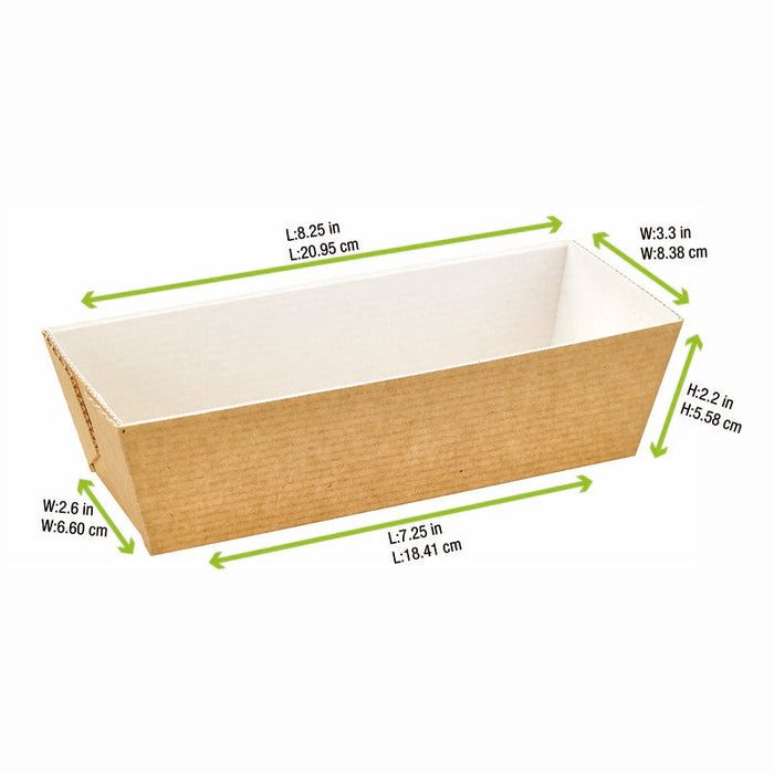 Stampo da forno in cartone con microcanule 208x84mm H55mm