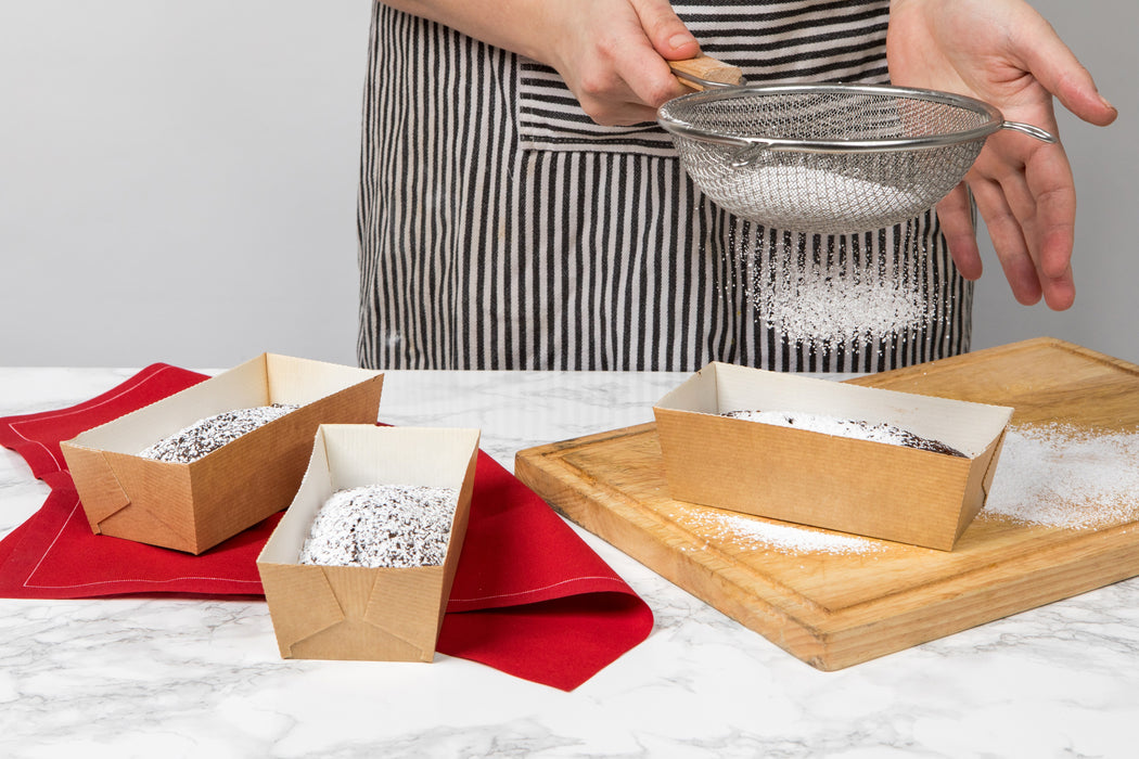 Stampo da forno in cartone con microcanule - 20,6 cm x 9,6 cm x 5,5 cm - 270 pezzi