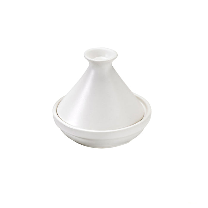 Mini tajine in porcellana bianca - Ø 9 cm - H 8 cm - 4 pezzi