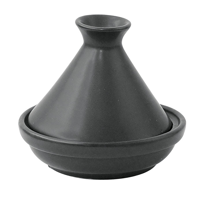 Mini tajine in porcellana nera - Ø 9 cm - H 8 cm - 4 pezzi