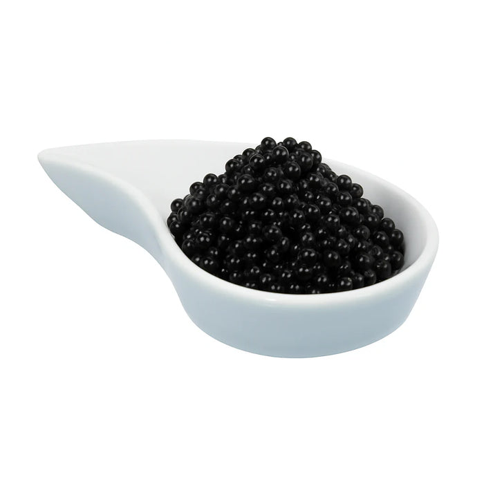 Piattino "Yin" in porcellana bianca - 7,8 cm x 4,8 cm x 1,5 cm - 4 pezzi